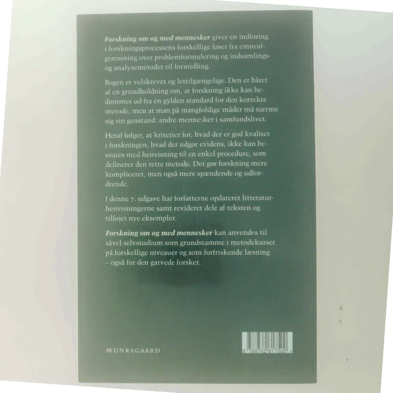 Forskning om og med mennesker af Laila Launsø m.fl (Bog)