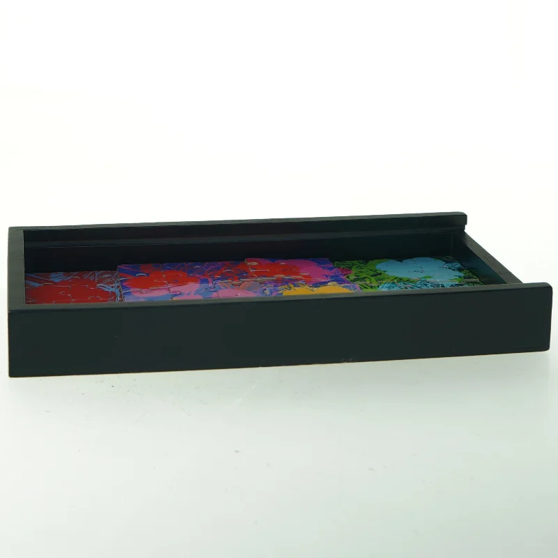 Wood Puzzle Set, Andy Warhol fra Galison (str. 28x15 cm)