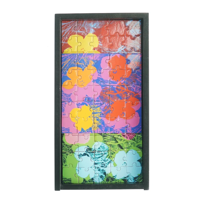 Wood Puzzle Set, Andy Warhol fra Galison (str. 28x15 cm)