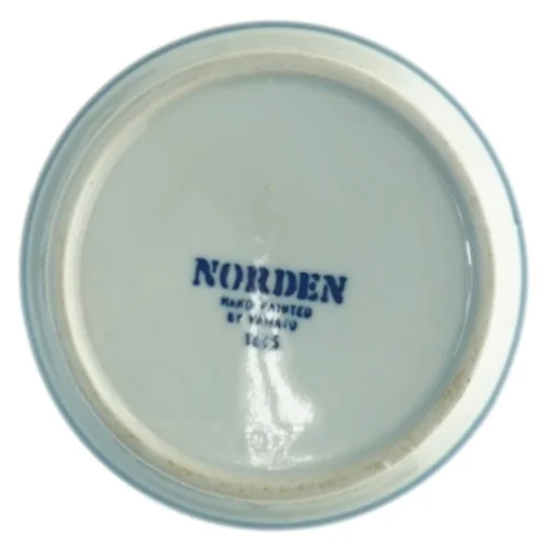 Håndmalet vase fra Norden (str. 10 x 11 cm)