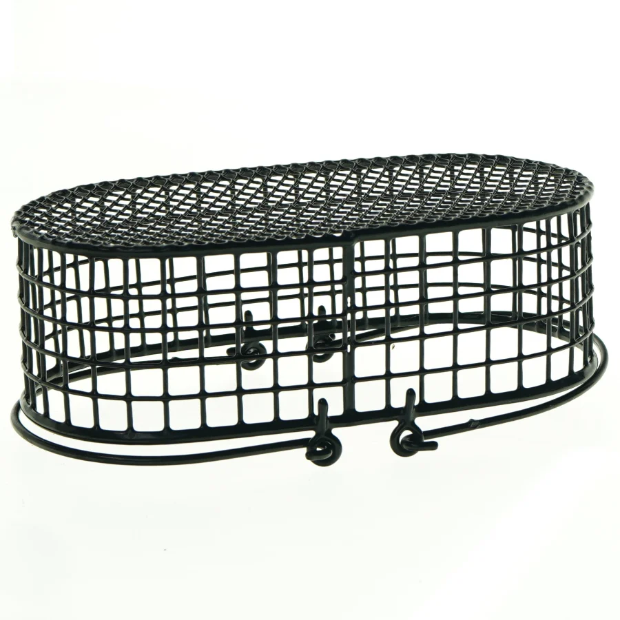 Sort metal kurv med hank