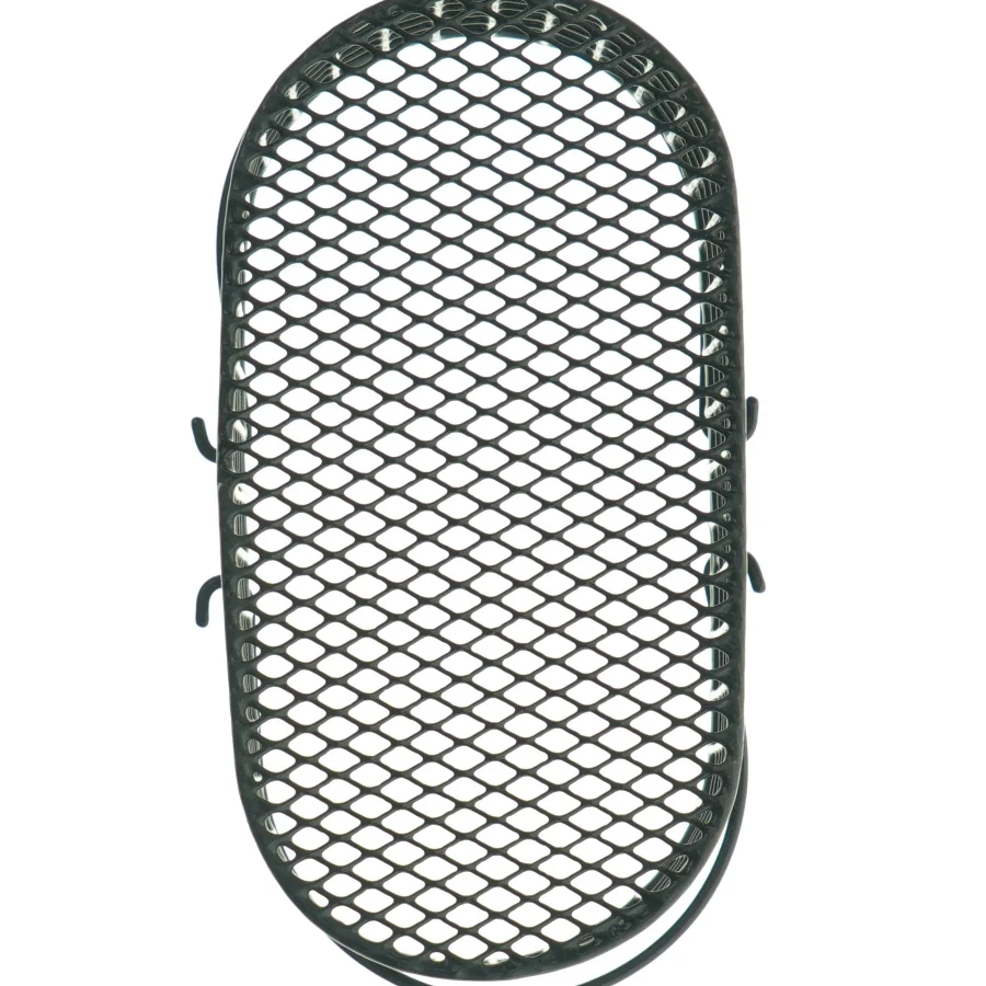 Sort metal kurv med hank