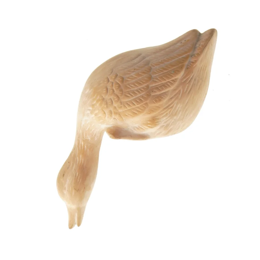 Keramik fugl dykkende and, placeres på hylde, så hovedet dykker ned (str. 10 x 16 x 8 cm)