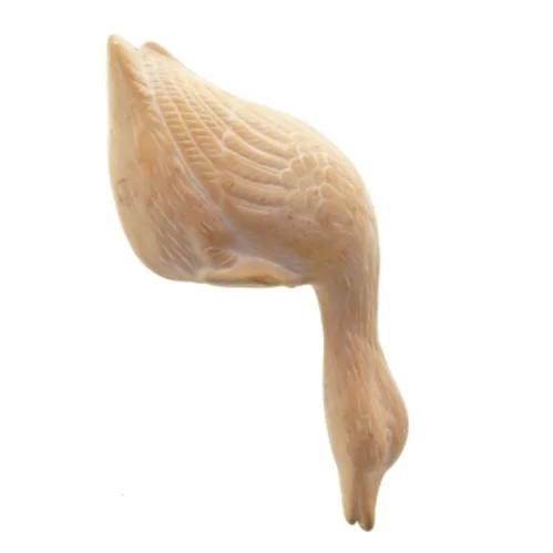 Keramik fugl dykkende and, placeres på hylde, så hovedet dykker ned (str. 10 x 16 x 8 cm)