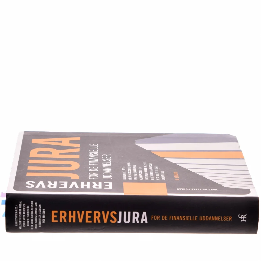 Erhvervsjura for de finansielle uddannelser af Bjarke Tinten (Bog)