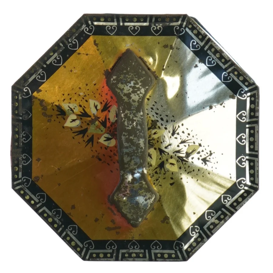 Vintage Peek Frean & Co. Ltd. metal container fra Peek Frean & Co. Ltd. (str. Ø 12x12,5 cm)