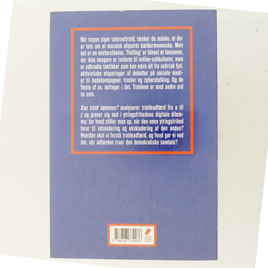 Kan trold tæmmes? : trolling og debatkultur i den digitale tidsalder af Katrine Thielke (Bog)