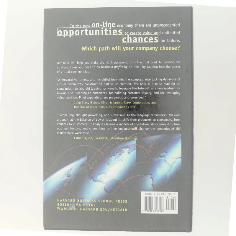 Net gain : Expanding markets through virtual communities af John Hagel (Bog)