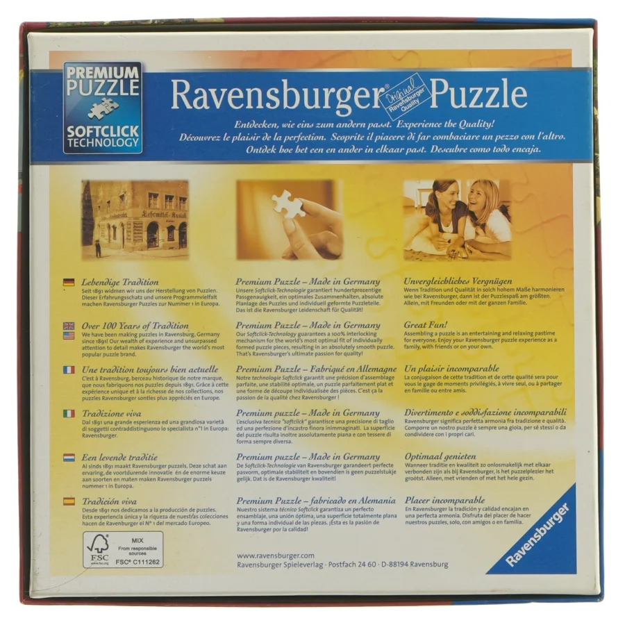Ravensburger puslespil 300 brikker fra Ravensburger (str. 300 brikker 49x36 cm)