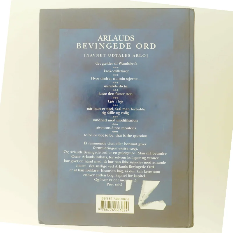 Arlauds bevingede ord : citater fra Det gamle Testamente til Politiken (Bog)