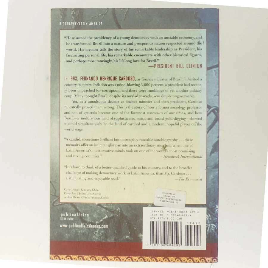 The Accidental President of Brazil af Fernando Henrique Cardoso (Bog)