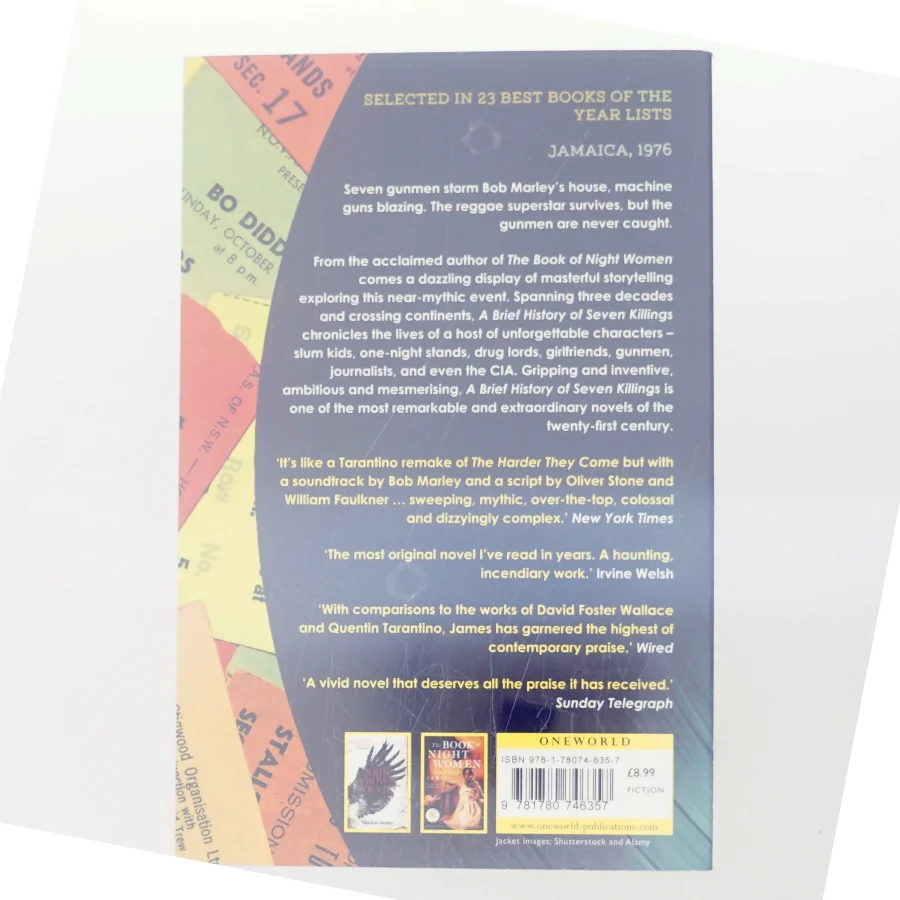 Bob Marley: A brief history of seven killings : a novel af Marlon James (1970-) (Bog)