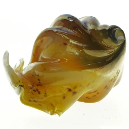 Håndlavet Glas kunst Konkylie skal Murano Glas kunst figur (str. 14 x 13 cm)