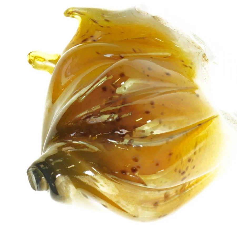 Håndlavet Glas kunst Konkylie skal Murano Glas kunst figur (str. 14 x 13 cm)