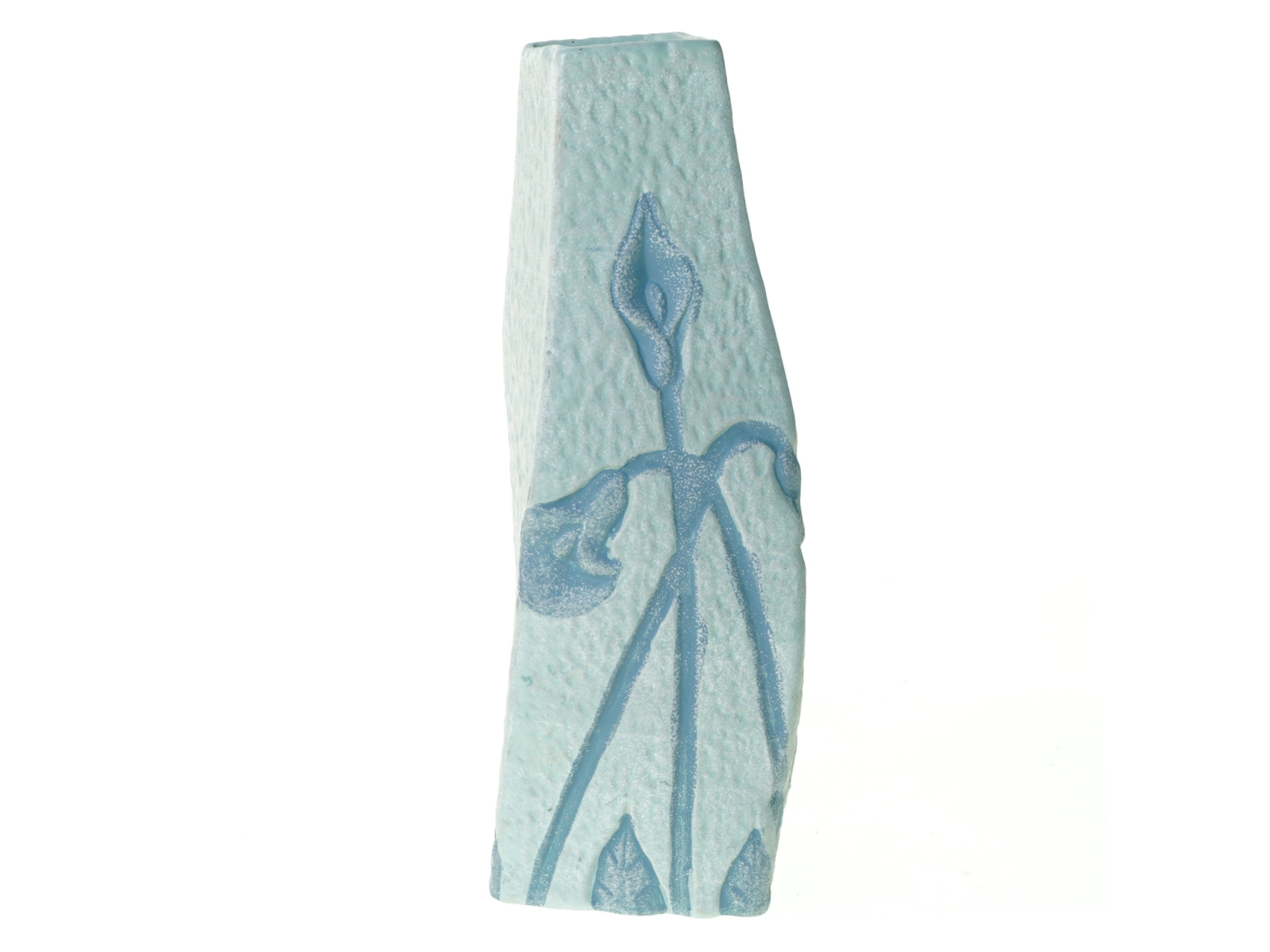 Keramik Vase med Kalla Liljer (str. 21 x 7 cm)