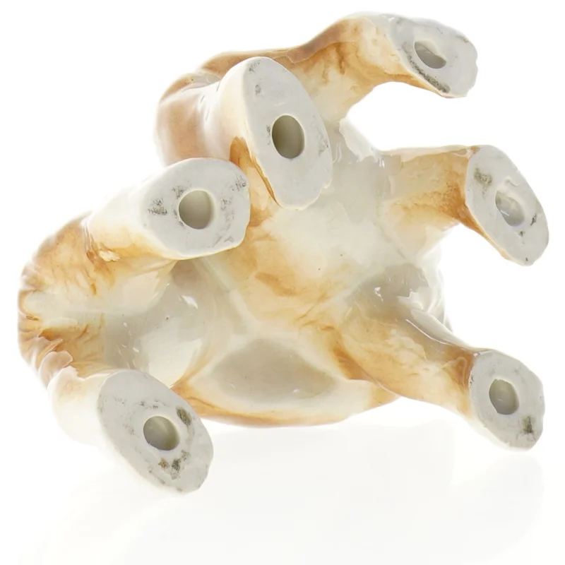 Porcelænsfigur af to legende brune bjørne (str. 19 x 13 x 13 cm)