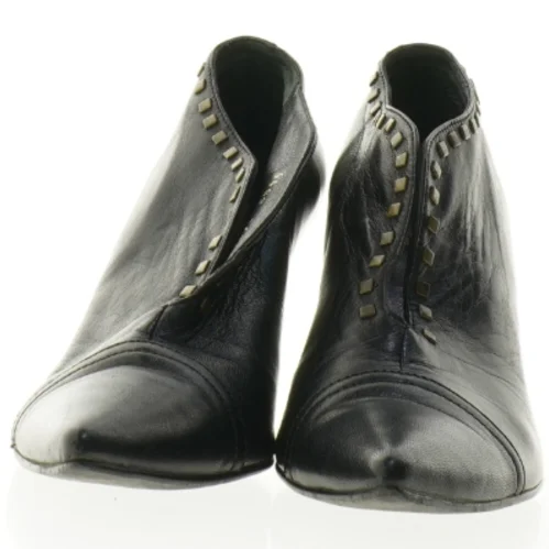 Sorte læderstiletter fra Billi Bi (str. 39)