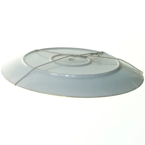 Håndmalet Pynte Platte med Blomstermotiv til ophæng fra Krautheim (str. 31 cm)