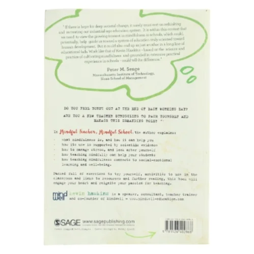 Mindful teacher, mindful school : improving wellbeing in teaching and learning af Kevin Hawkins (Bog)