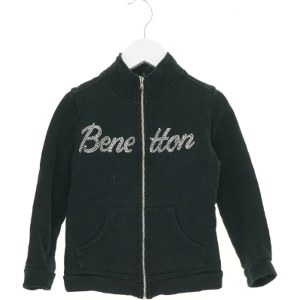 Uld Trøje Cardigan med pailletter fra Benetton (str. 122 cm)