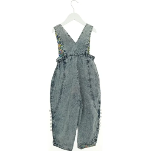 Vintage Stonewashed Denim Overalls med pomponer fra Reima (str. 92 cm)