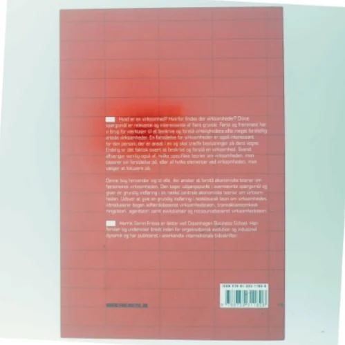 Hvad er en virksomhed? : erhvervsøkonomisk teori og analyse af Henrik Sornn-Friese (Bog)