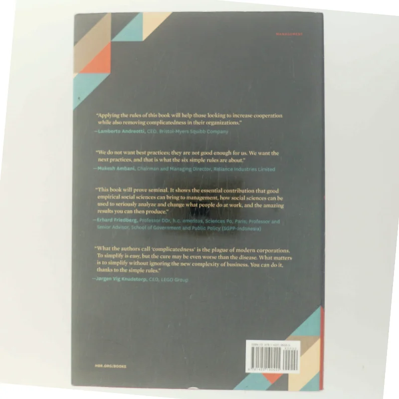 Six simple rules : how to manage complexity without getting complicated af Yves Morieux (f. 1960) (Bog)