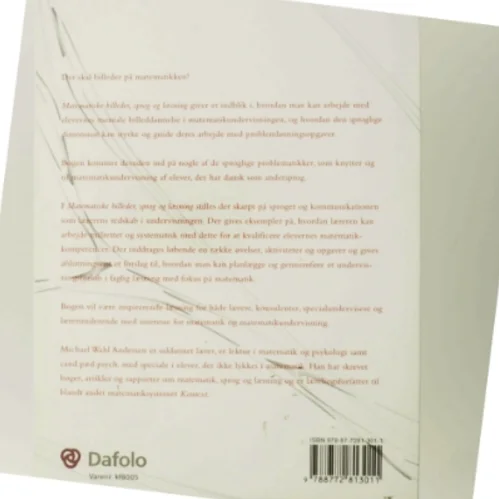 Matematiske billeder, sprog og læsning af Michael Wahl Andersen (Bog)