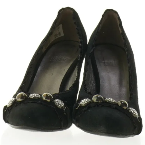 Sorte højhælede sko med sten fra Billi Bi (str. 38)