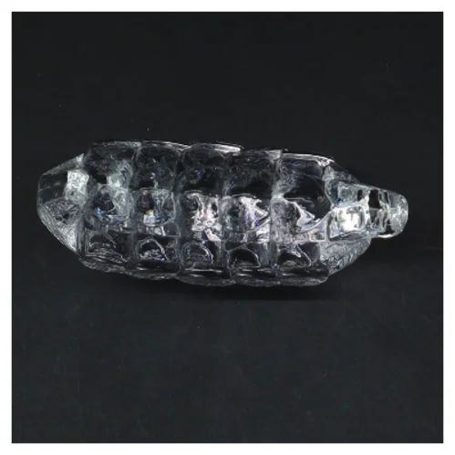 Kosta Boda Glas Vikingeskib (str. 10,5x8,5 cm)