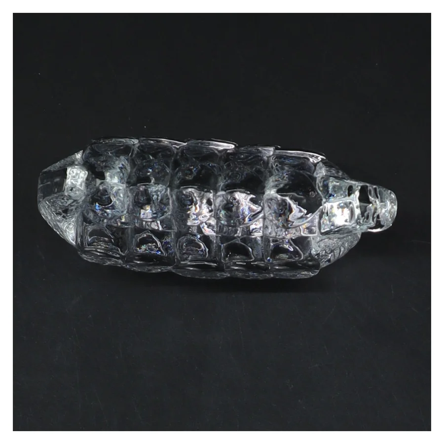 Kosta Boda Glas Vikingeskib (str. 10,5x8,5 cm)