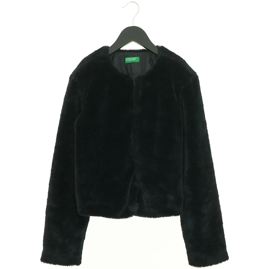 Pels Fake fur Overgangsjakke fra Benetton (str. 152 cm)