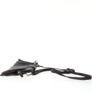 Lilla Læder clutch med skulderrem fra Depeche Eu (str. 31 x 13 cm)