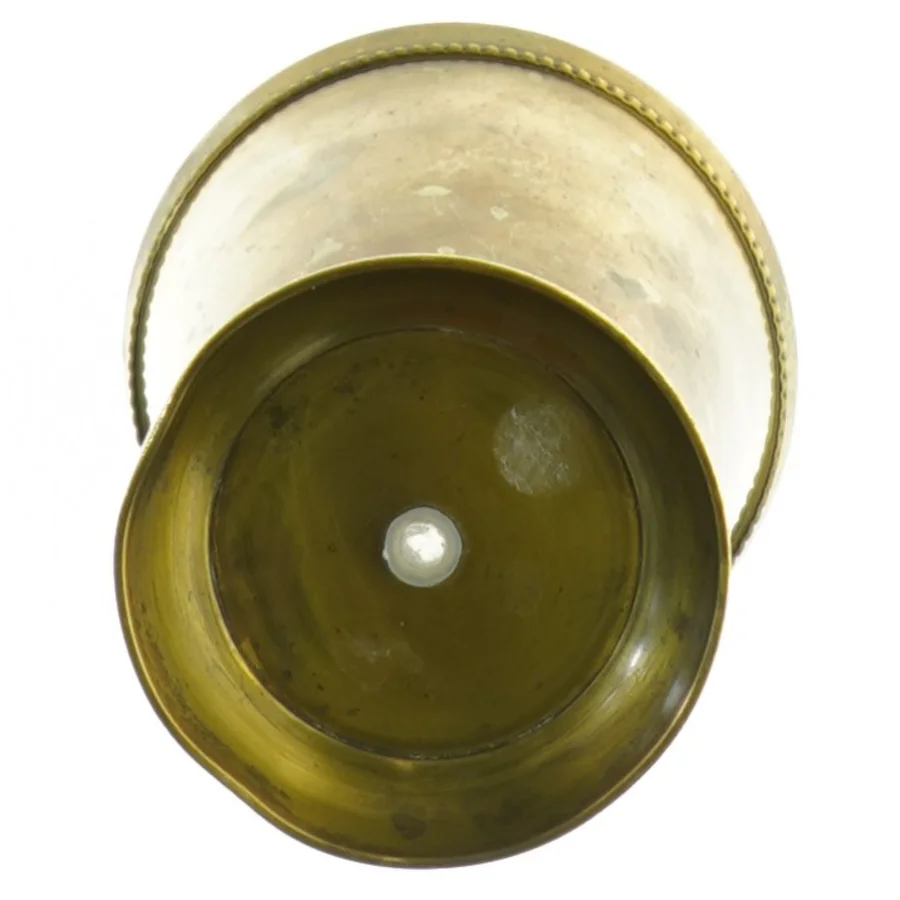 Messing vase urne (str. 11 x 9 cm)