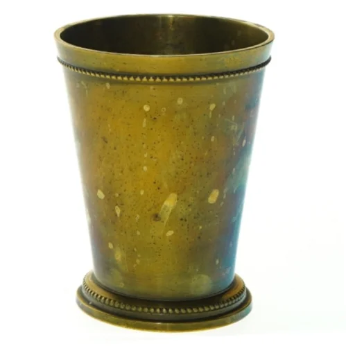 Messing vase urne (str. 11 x 9 cm)