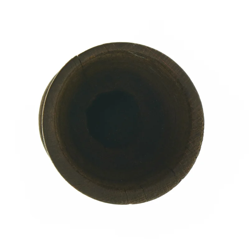 Antik Træ Vase Lysestage (str. 21 x 10 cm)