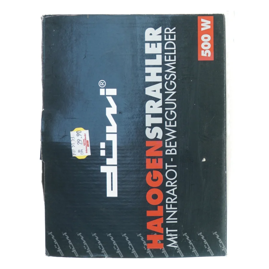 Halogen lampe med infrarød bevægelsessensor fra Duwi (str. 25 x 19 x 20 cm)