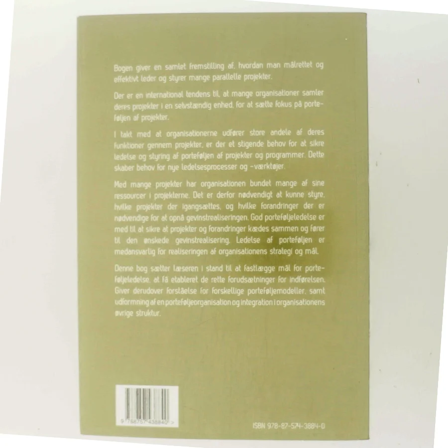 Porteføljeledelse : værdiskabende styring af forretningens mange projekter af Klaus Kelmann Nielsen (Bog)