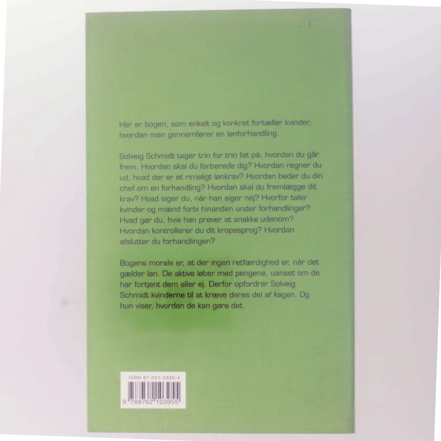 Lønforhandling for kvinder af Solveig Schmidt (f. 1954) (Bog)