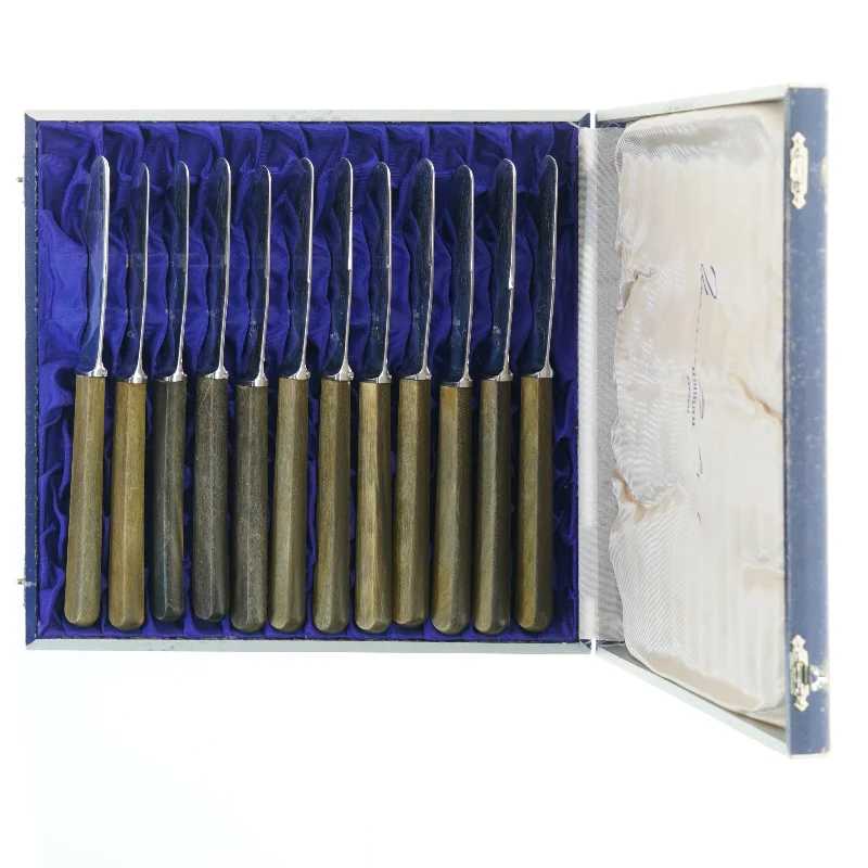 Kay Bojesen knivsæt (str. 12 stykker)