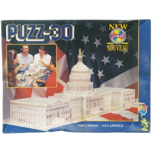 3D puslespil af The US Capitol bygningen