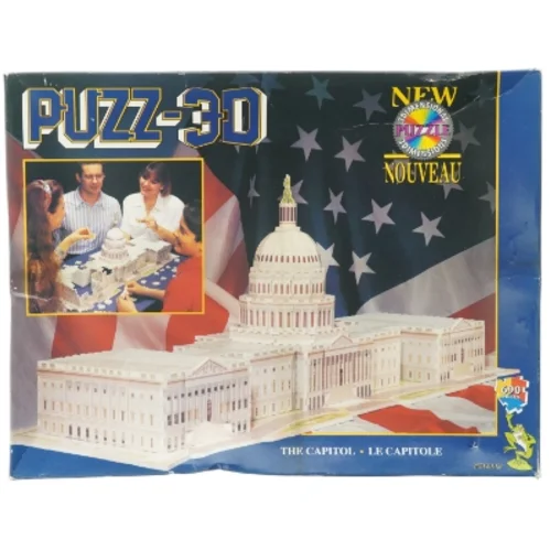 3D puslespil af The US Capitol bygningen