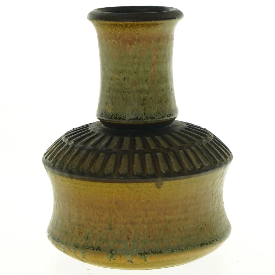 Keramikvase fra Søholm Stentøj (str. 17 x 13 cm)