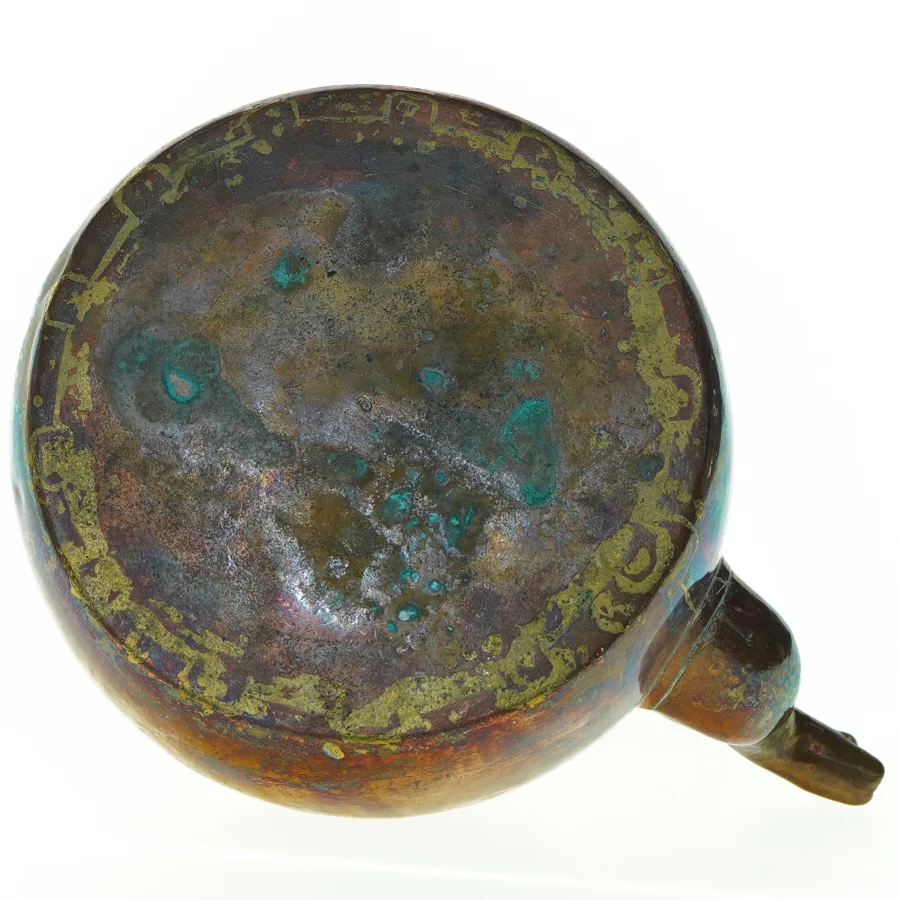 Vintage Kobber Tekande (str. 15 cm)