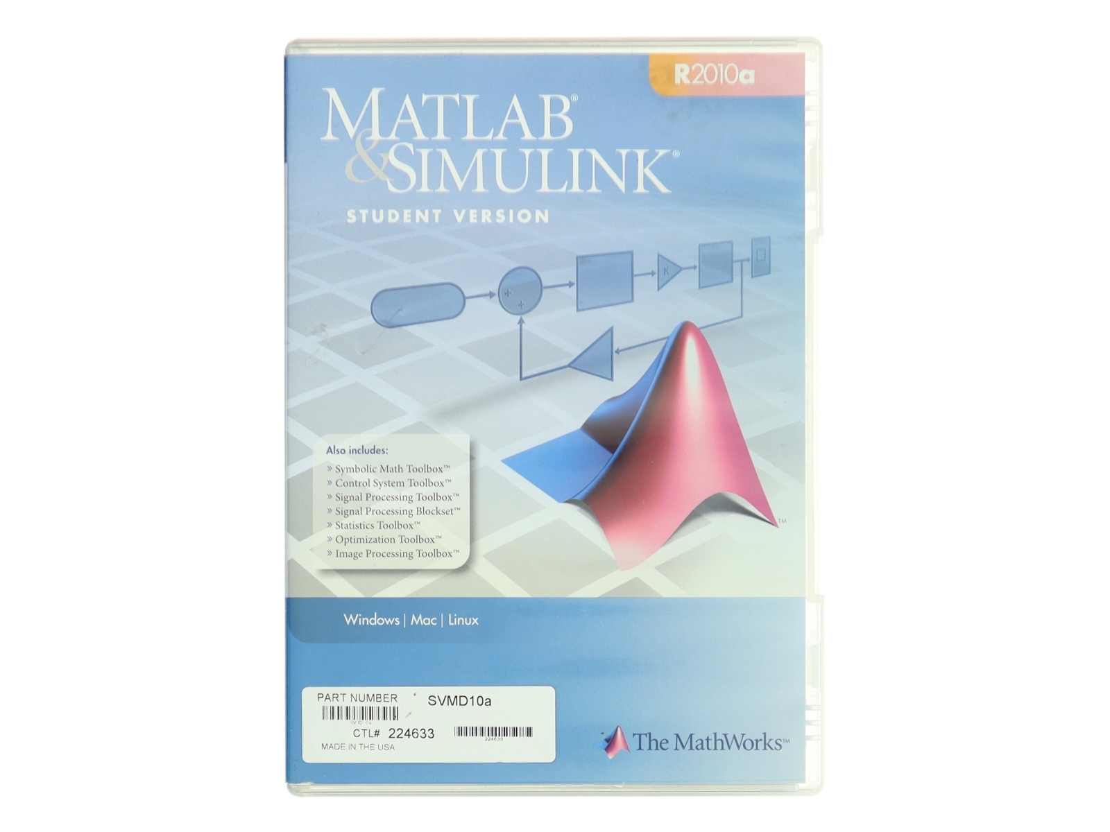 MATLAB and Simulink Student Version 2010a af Katsuhiko Ogata (DVD)