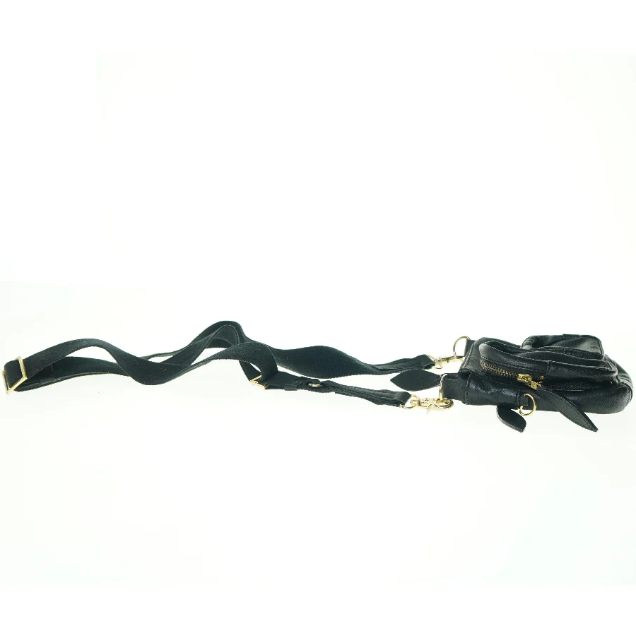 Læder Crossbody Taske fra Ykk (str. 17 x 18 cm)