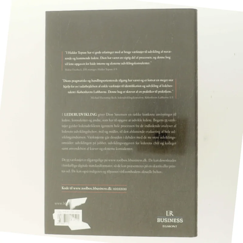 Lederudvikling : 55 værktøjer til ledere og konsulenter af Dion Sørensen (Bog)