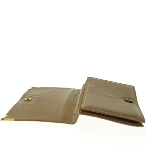 Vintage Belsac Læder Clutch Taske(str. 25 x 15 cm)