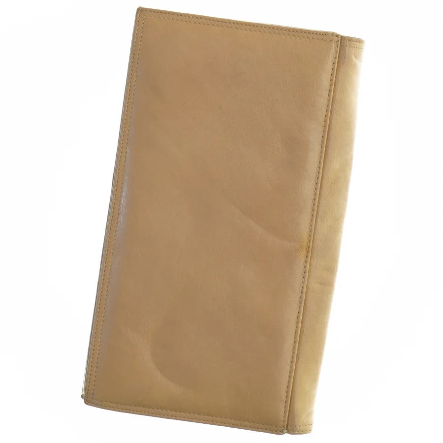Vintage Belsac Læder Clutch Taske(str. 25 x 15 cm)