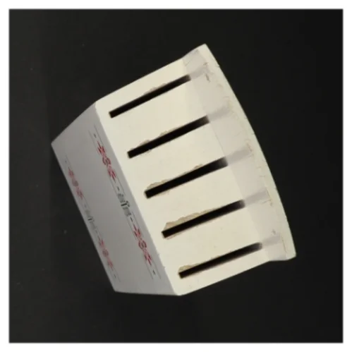 Vintage Træ knivblok (str. 28 x 10 x 5 cm)